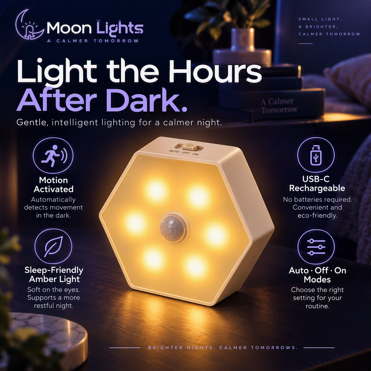 Glow Guide - Amber Motion Light